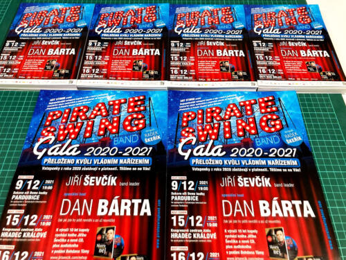 Pirate Swing Gala 2021 - Letáky A5 a A4