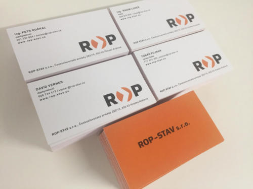 ROP STAV Vizitky oboustranné